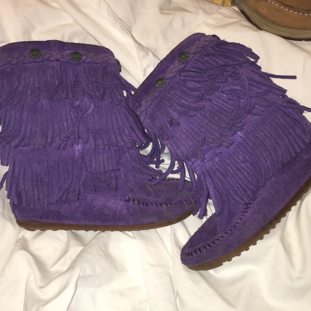 Minnetonka Fringe Boot